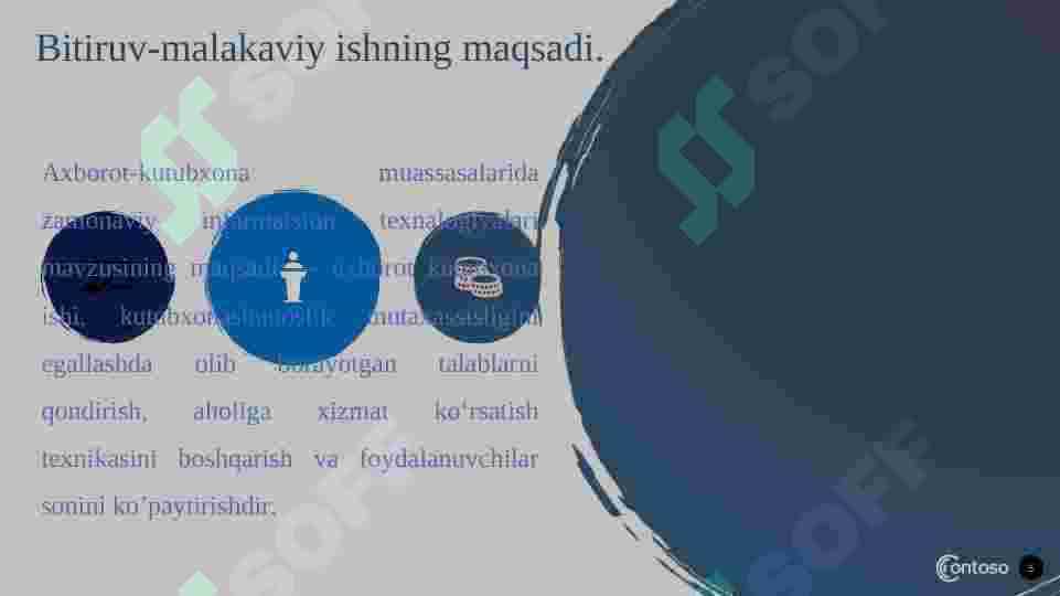 AXBOROT-KUTUBXONA MUASSASALARIDA   ZAMONAVIY INFARMATSION TEXNALOGIYALAR 5