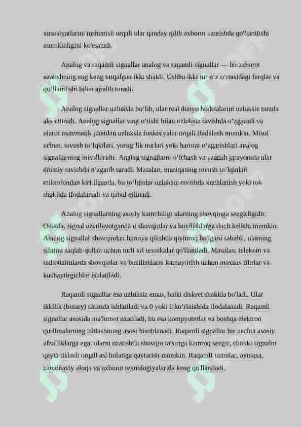 Signallar turlari 5
