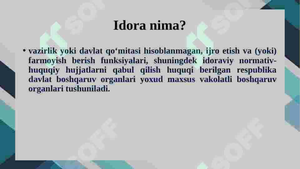 ALOHIDA TOIFADAGI MA’MURIY SUD ISH YURITUVINI AMALGA OSHIRISH 5
