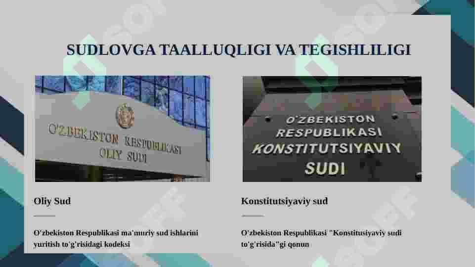 ALOHIDA TOIFADAGI MA’MURIY SUD ISH YURITUVINI AMALGA OSHIRISH 6