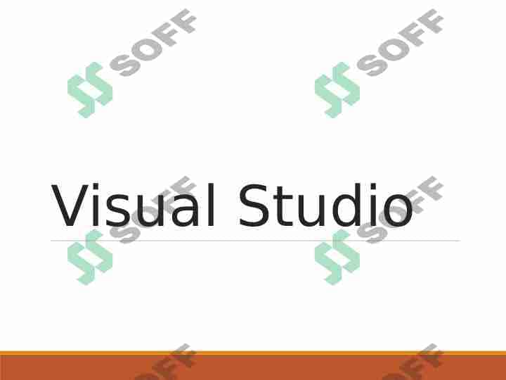 Visual studio