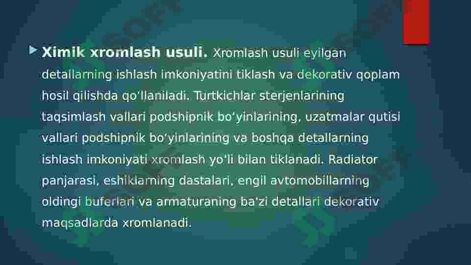 Uzatmalar qutisi vallarining tiklash texnologiyasi 3