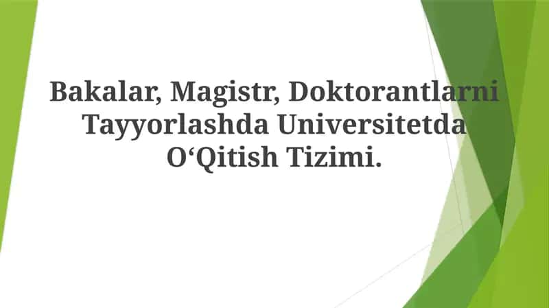 Oliy ta'lim 1