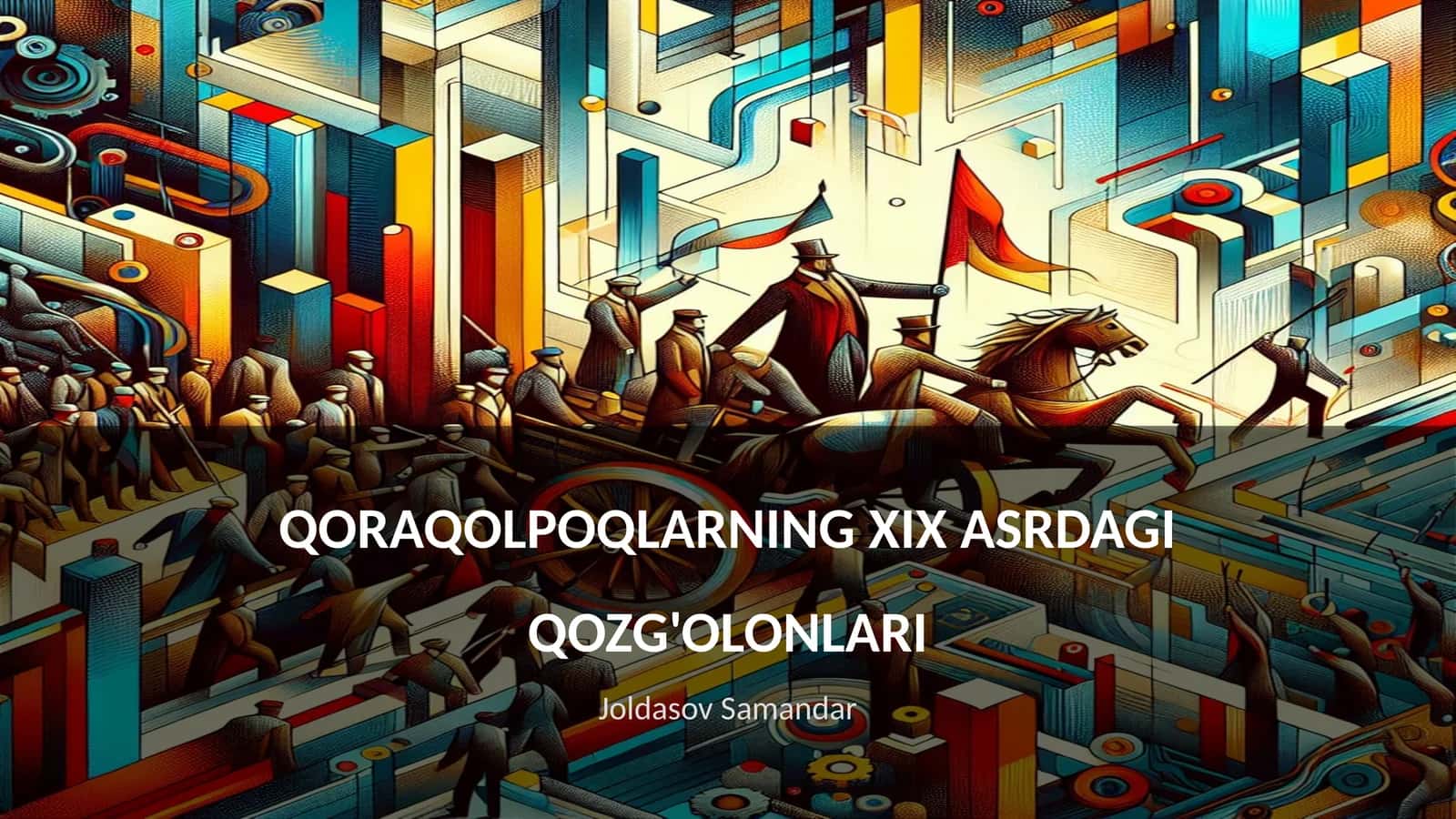 QORAQOLPOQLARNING XIX ASRDAGI QOZG'OLONLARI 1