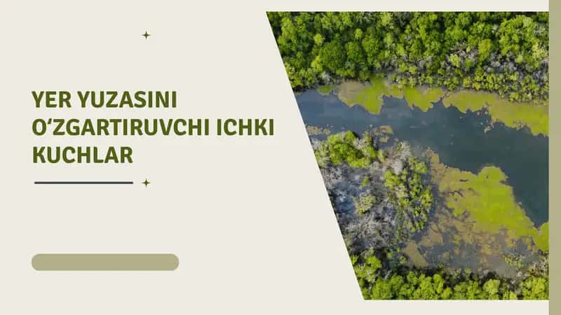 Yer yuzasini o‘zgartiruvchi ichki kuchlar 1