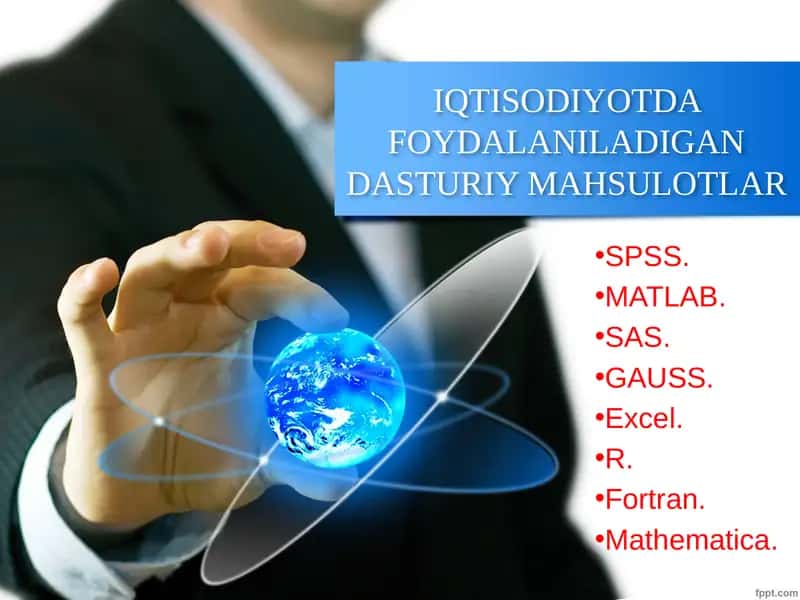 IQTISODIYOTDA FOYDALANILADIGAN DASTURIY MAHSULOTLAR 1