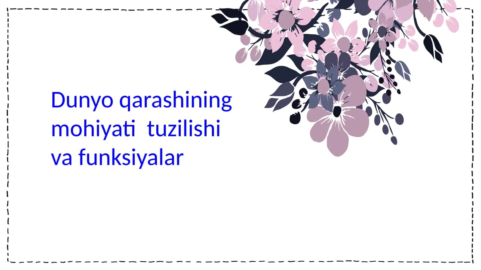 Dunyoqarashining mohiyati tuzilishi va funksiyalari 1