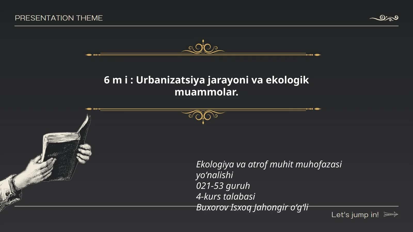 Urbanizatsiya jarayoni va ekologik muammolar 1
