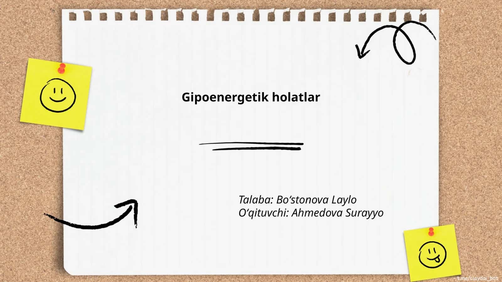 Gipoenergetik holatlar 1