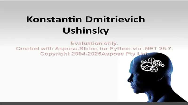 Konstantin Dmitrievich Ushinsky 1