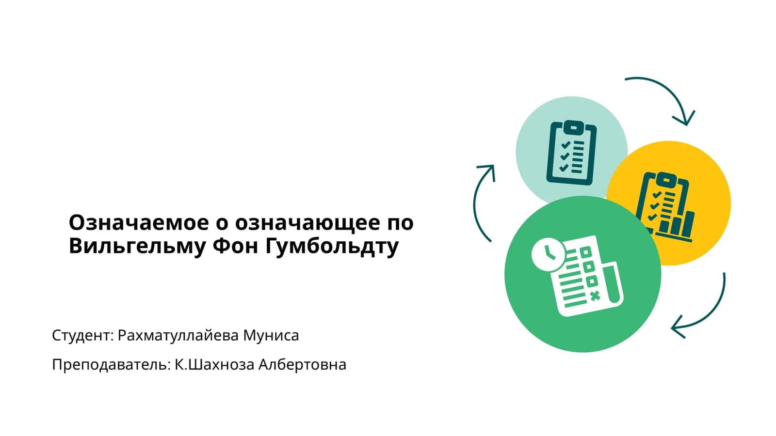 Означаемое о означающее по Вильгельму Фон Гумбольдту 1