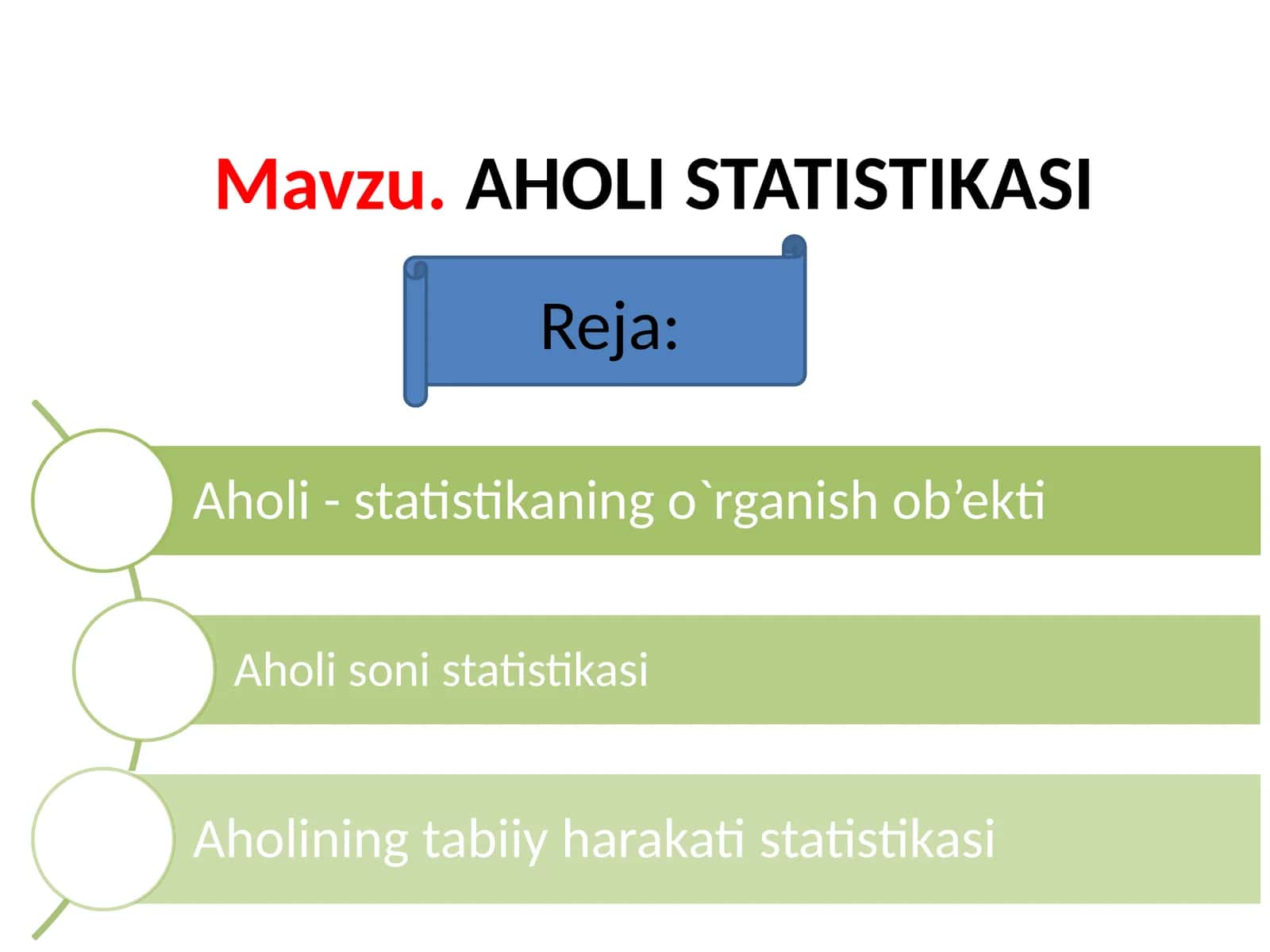 AHOLI STATISTIKASI 1