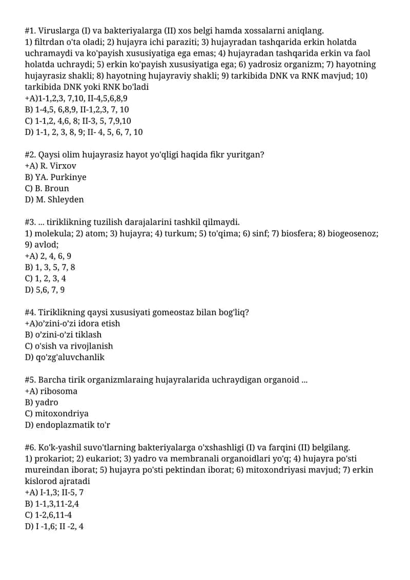 Viruslarga va bakteriyalarga xos belgi hamda xossalarni aniqlash 1