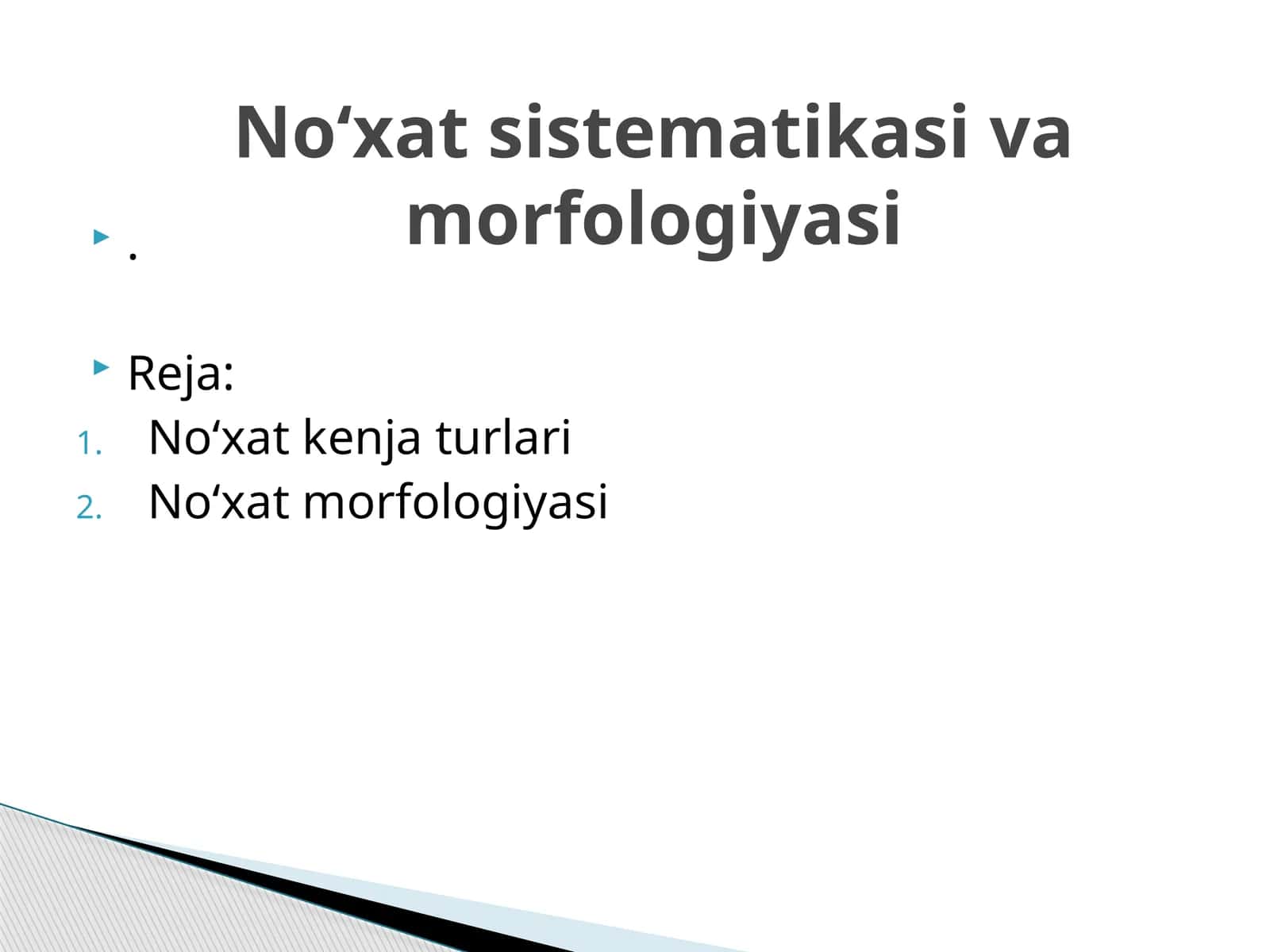 No‘xat turlari 1