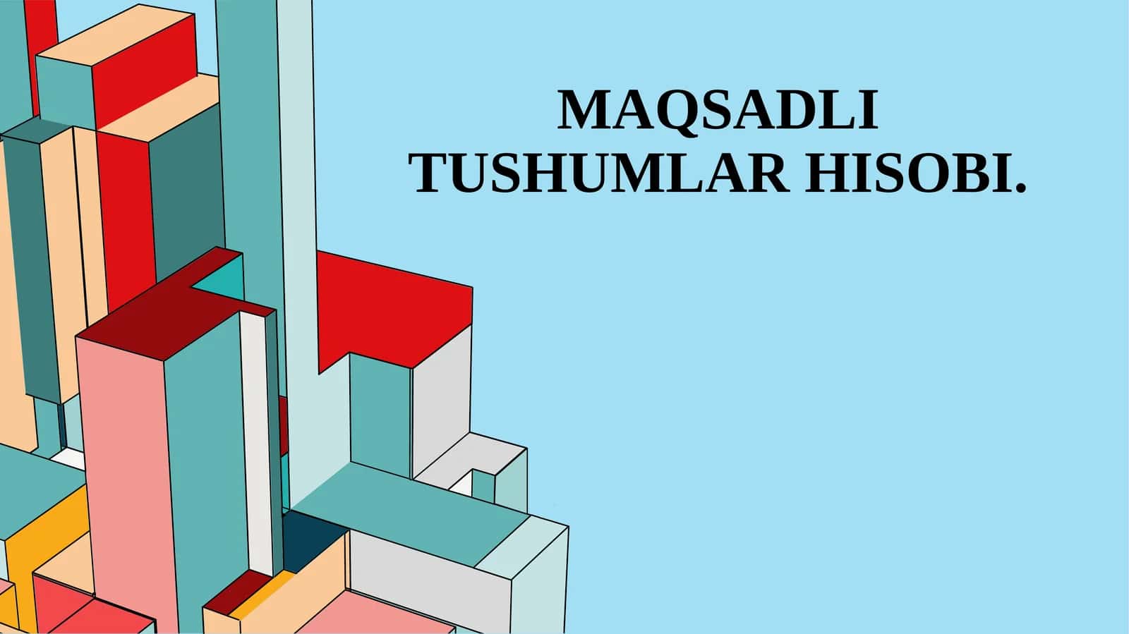 Maqsadli tushumlar hisobi 1