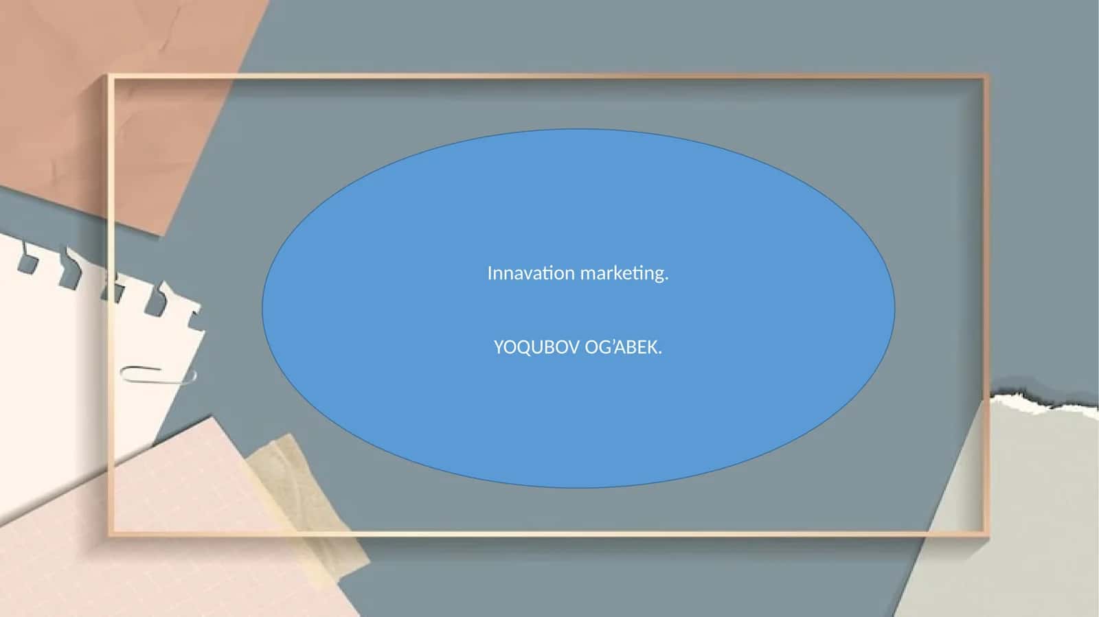 Reja: 1.Innovation marketingvabozor 1