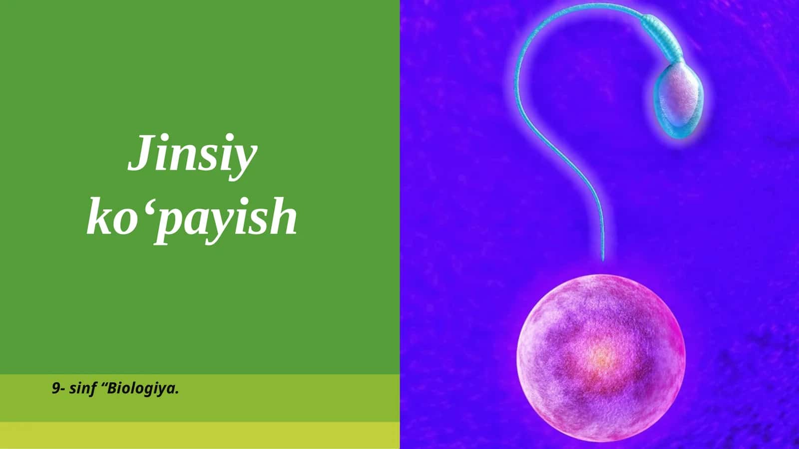 Jinsiyko‘payish biologiyasi 1