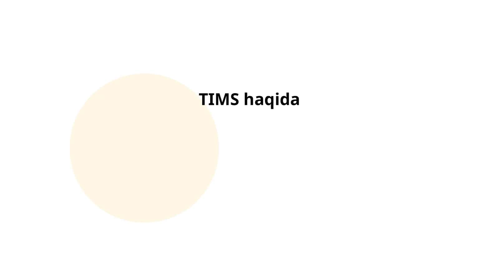 TIMS haqida 1