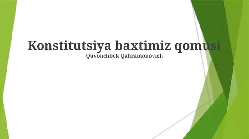 Konstitutsiya baxtimiz qomusi 1