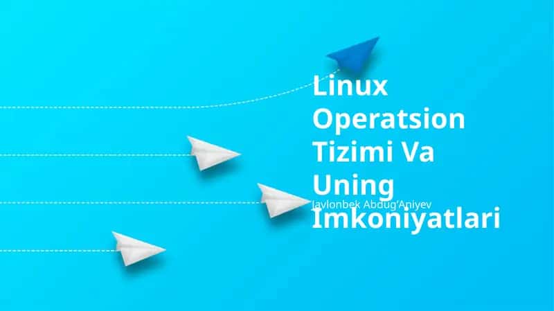 Linux Operatsion Tizimi Va Uning Imkoniyatlari 1