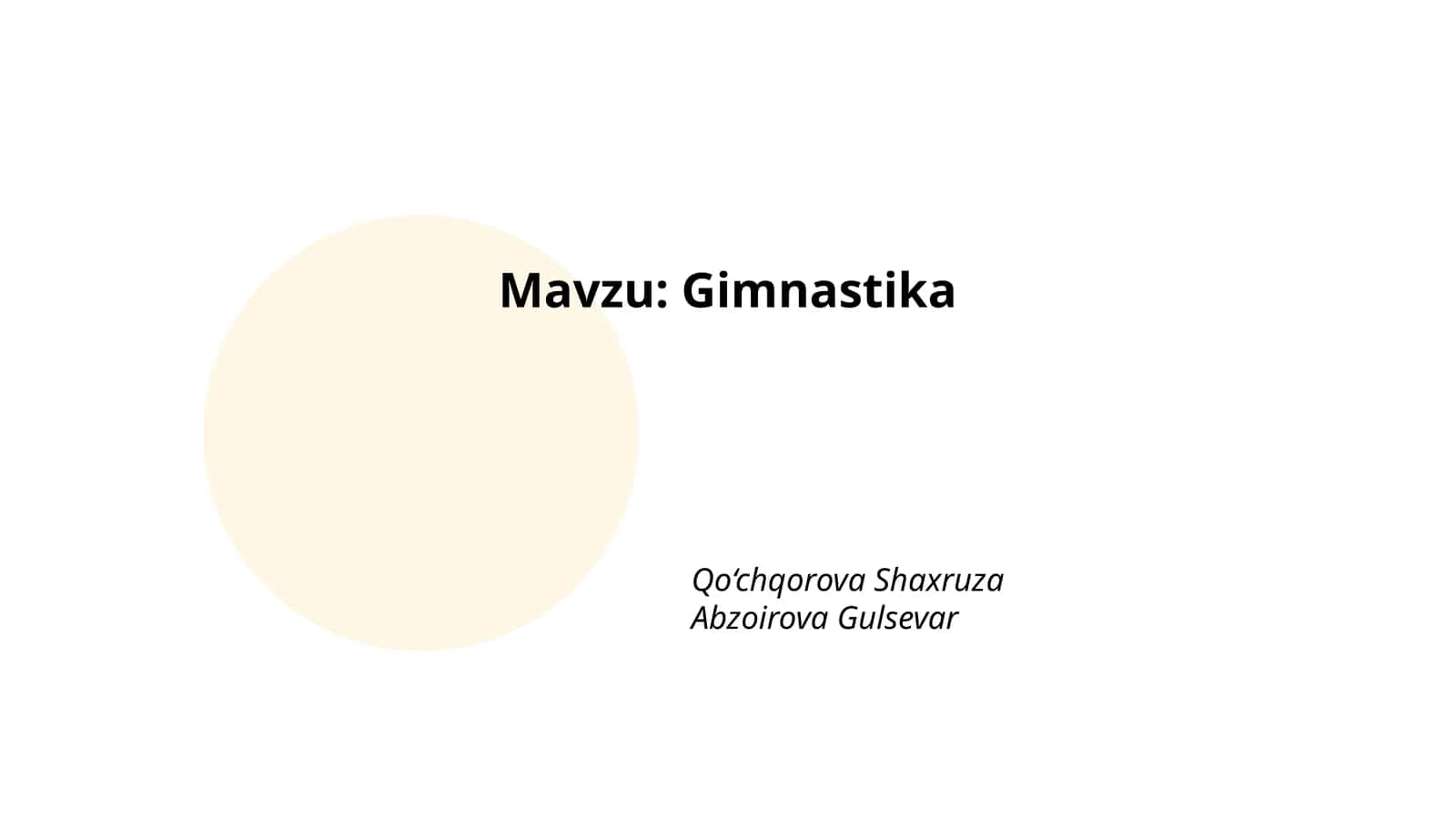 Gimnastika 1