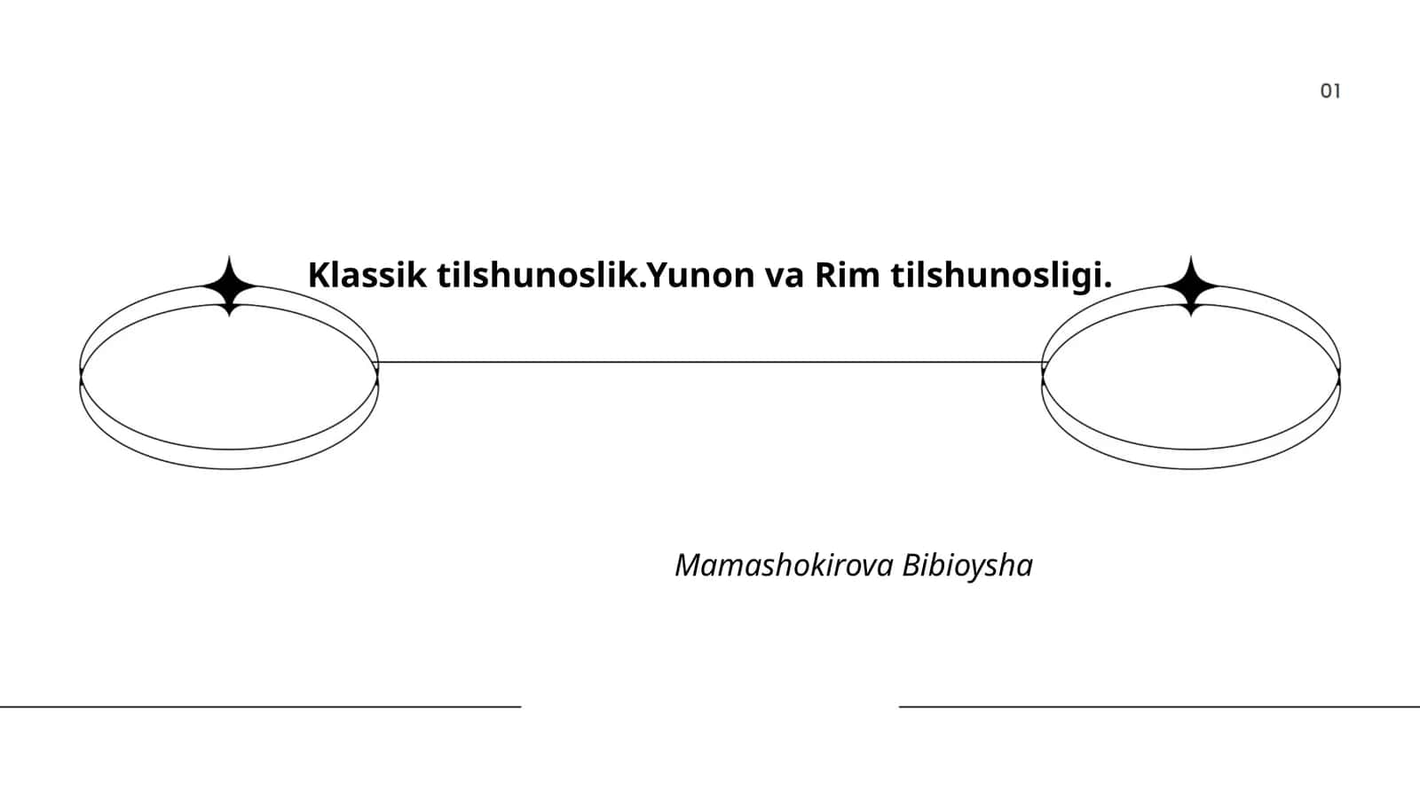 Klassik tilshunoslik.Yunon va Rim tilshunosligi 1