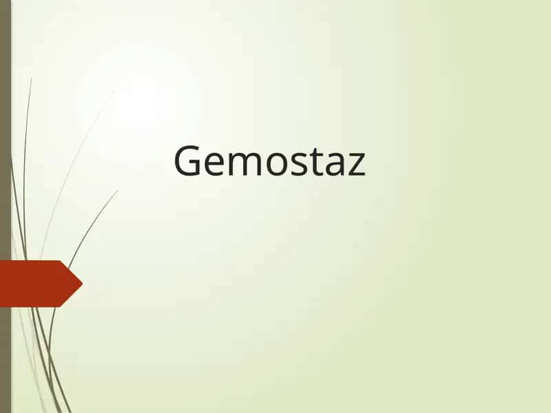 Gemostaz 1