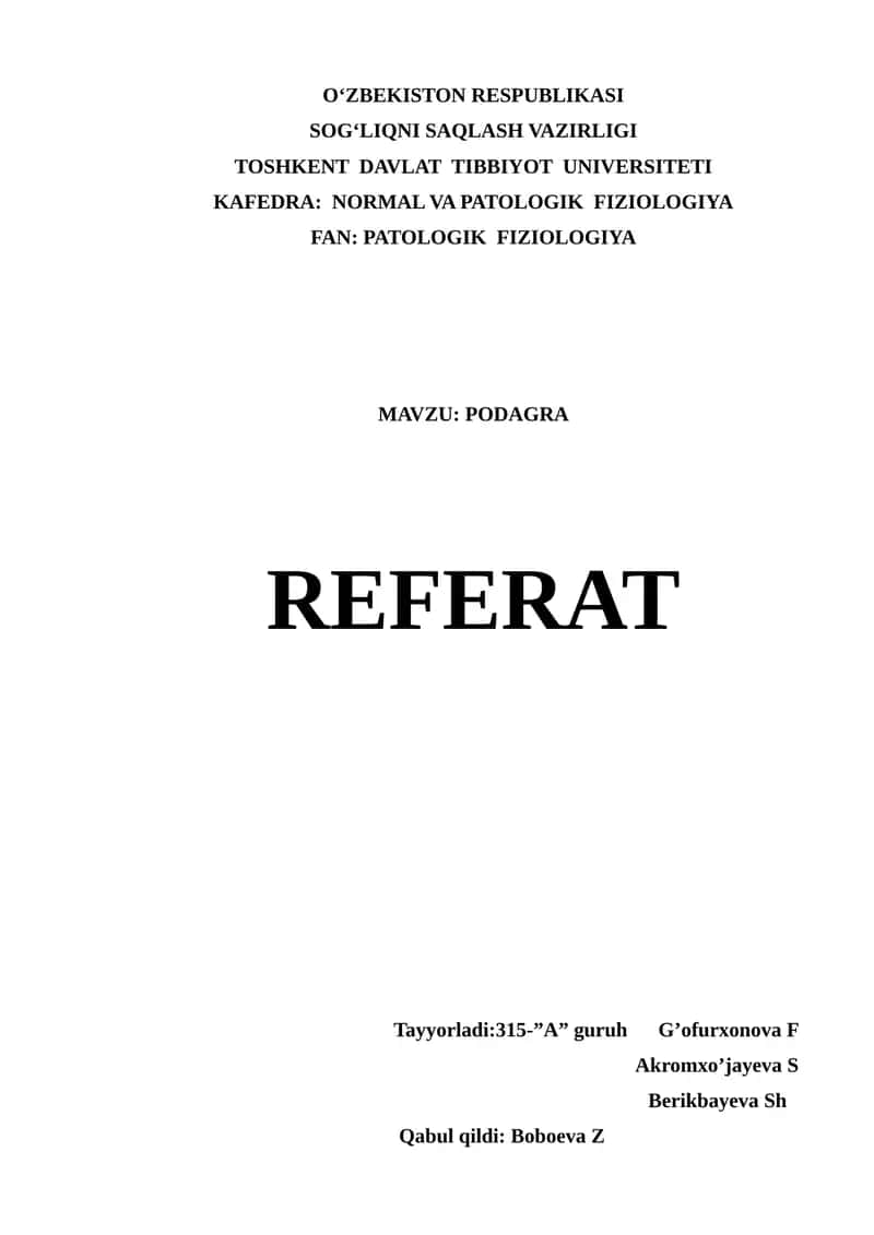 Podagra 1