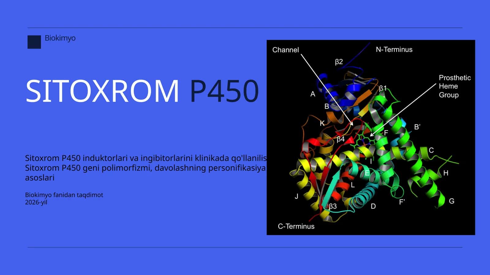 Sitoxrom P450 induktorlari va ingibitorlarini klinikada qo'llanilishi 1