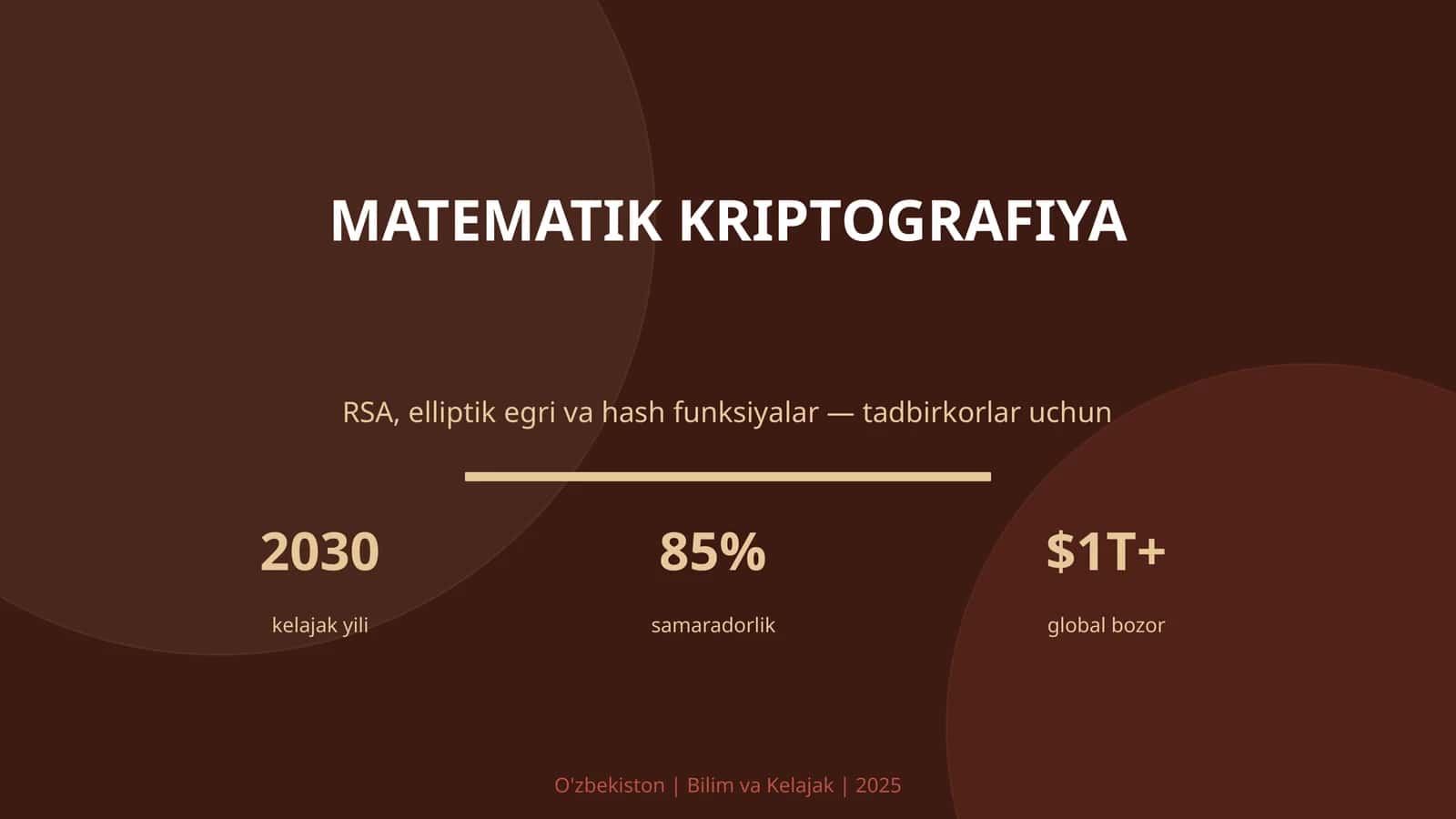 MATIMATIK KRIPTOGRAFIYA 1