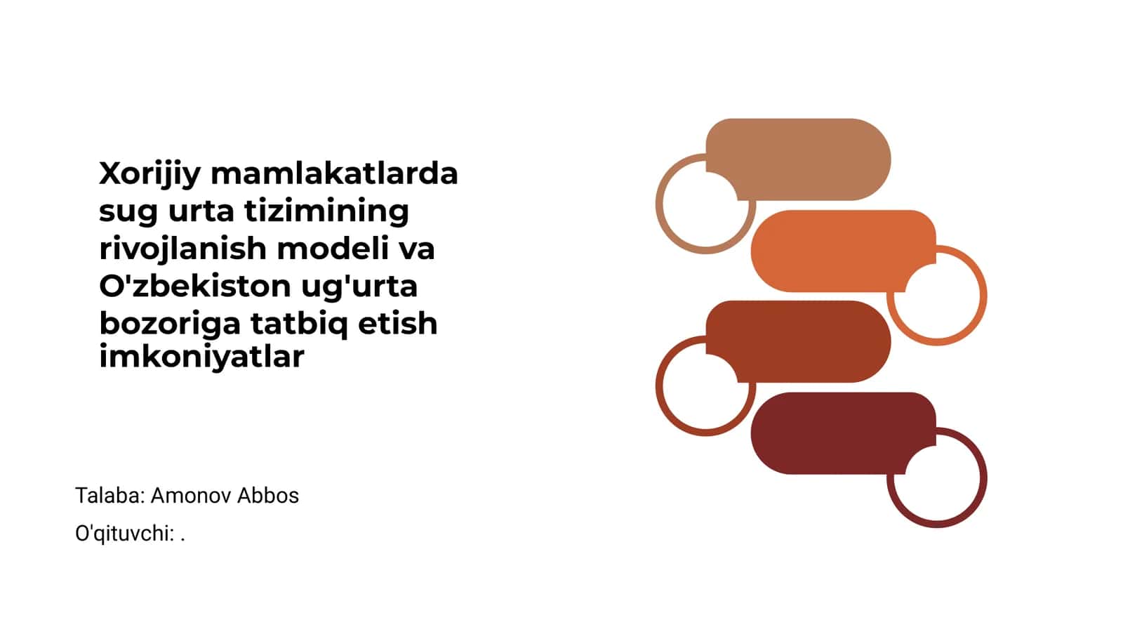 Xorijiy mamlakatlarda sug'urta tizimining rivojlanish modeli va O'zbekiston ug'urta bozoriga tatbiq etish imkoniyatlar 1