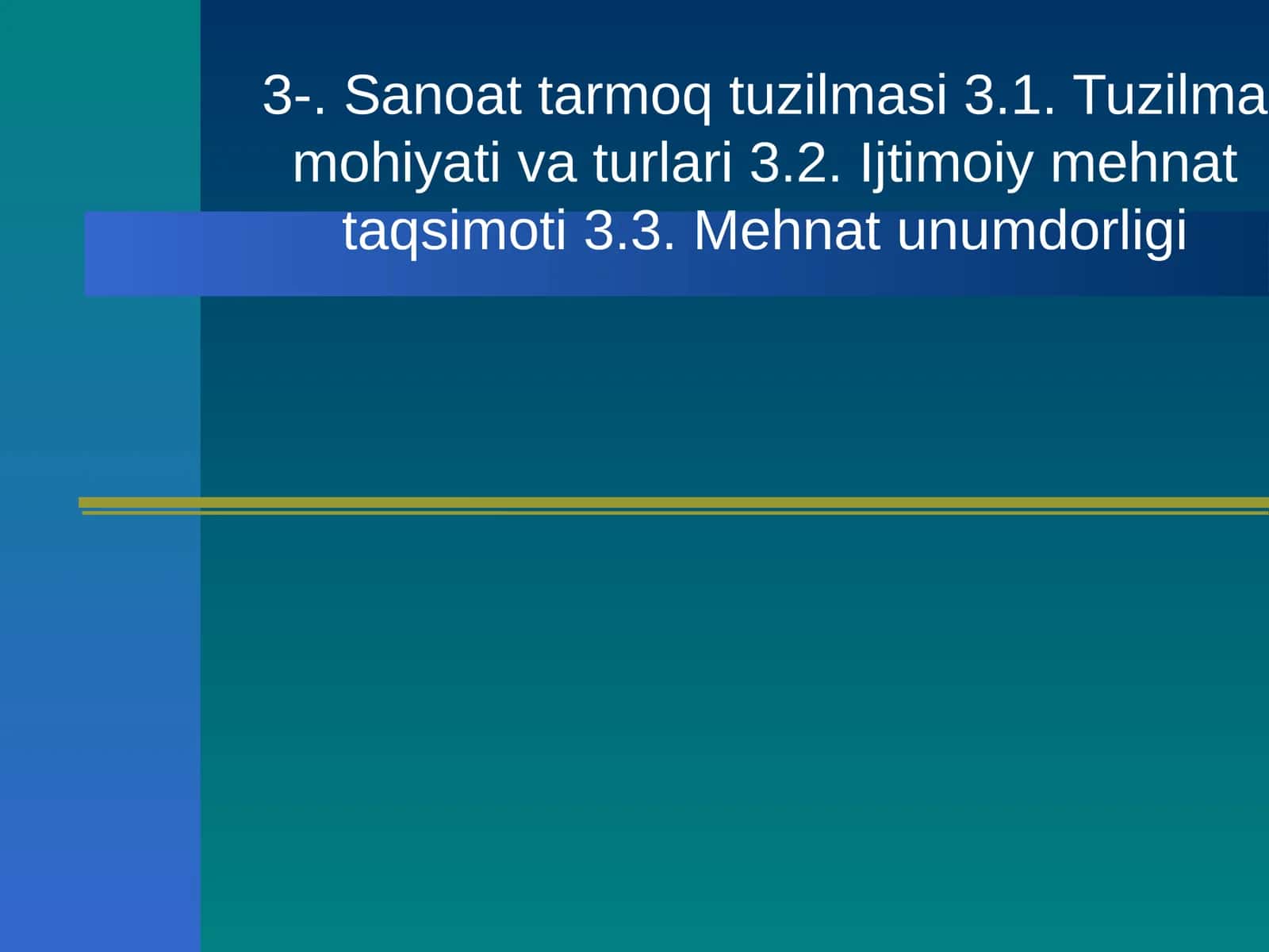 Sanoat korxonasi boshqaruv tuzilishi 1