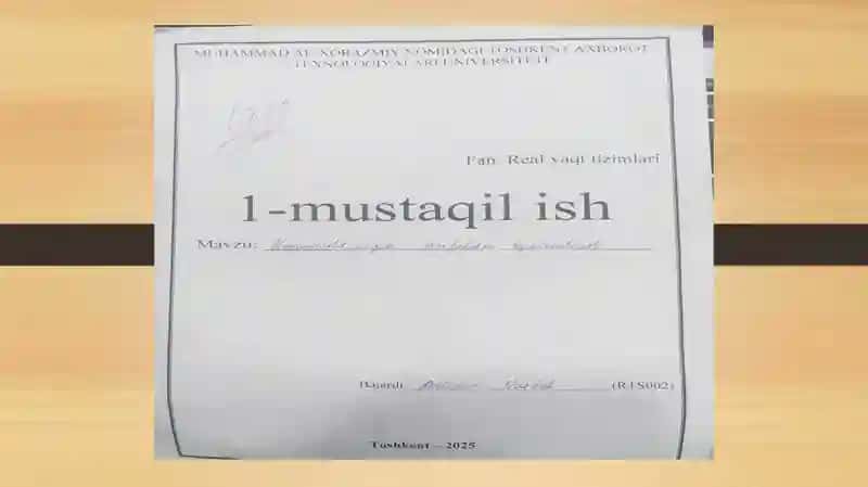Umumlashtirilgan vazifalarni rejalashtirish