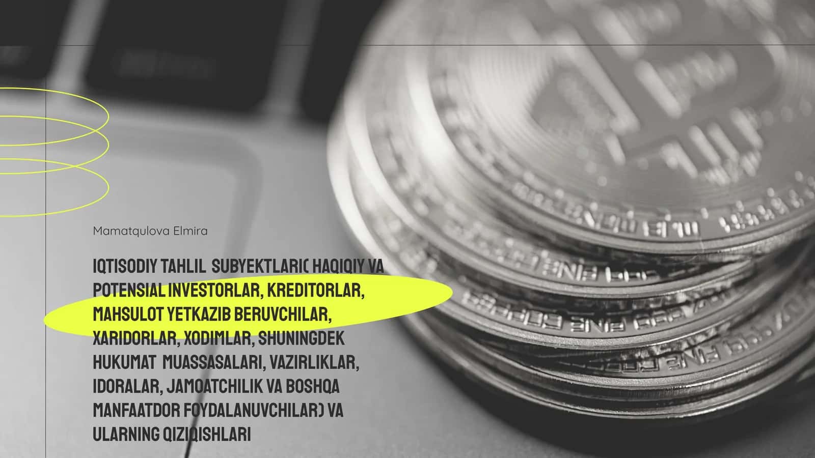 Iqtisodiy tahlil subyektlari 1