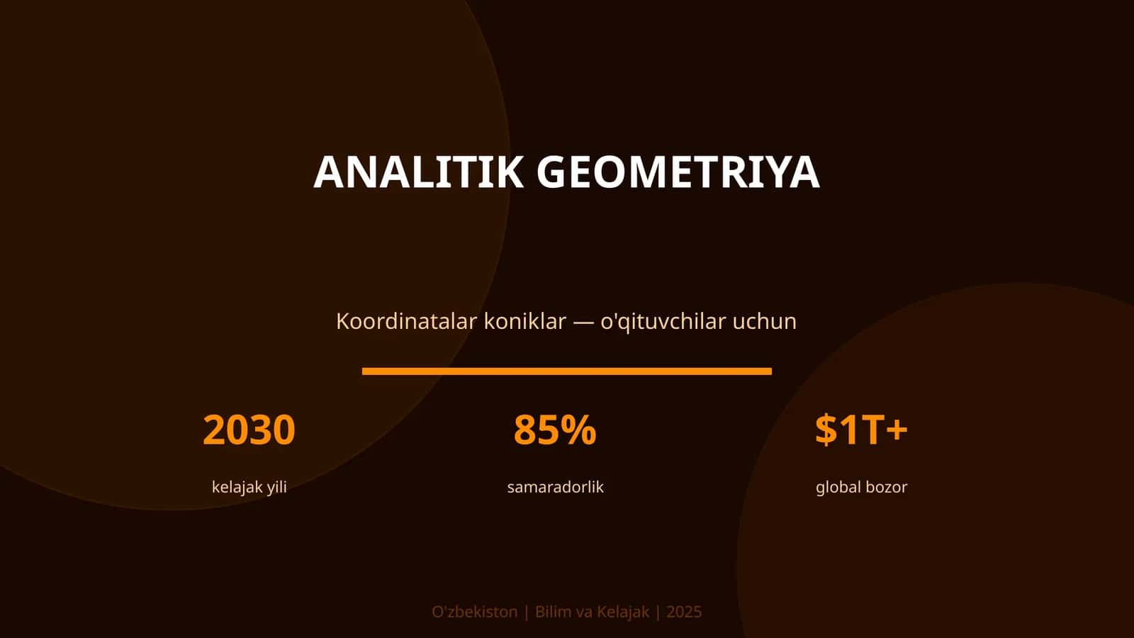 ANALITIK GEOMETRIYA 1