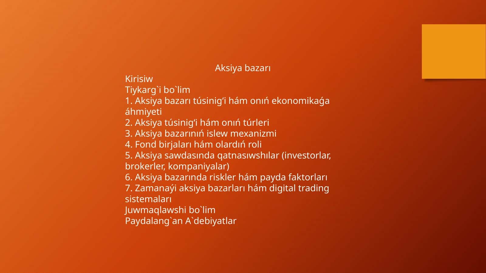 Aksiya bazarı 1