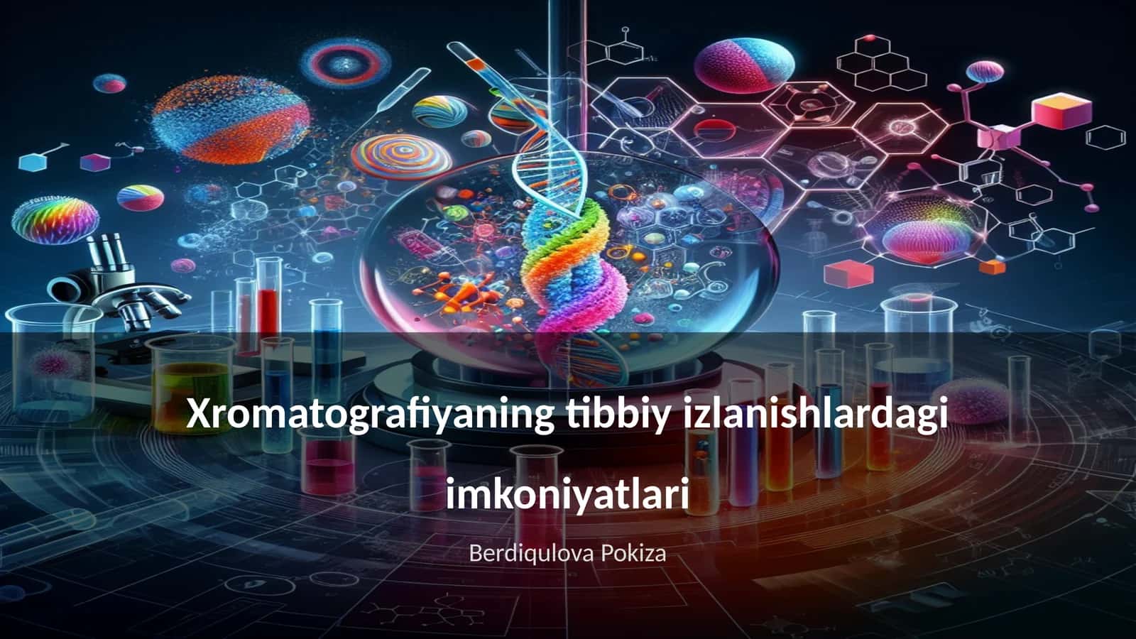 Xromatografiyaning tibbiy izlanishlardagi imkoniyatlari 1