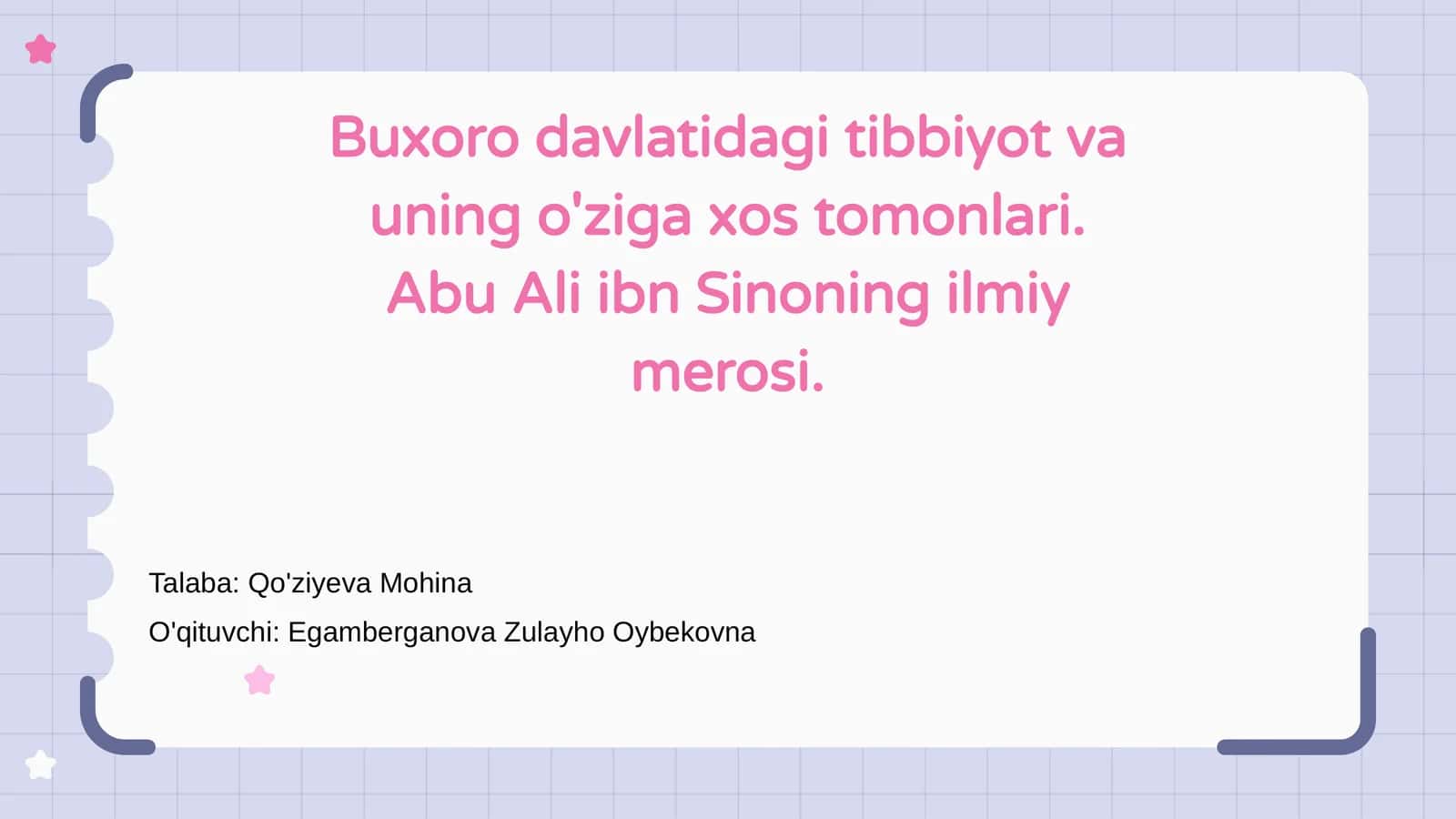 Abu Ali ibn Sinoning hayoti va ilmiy faoliyati 1