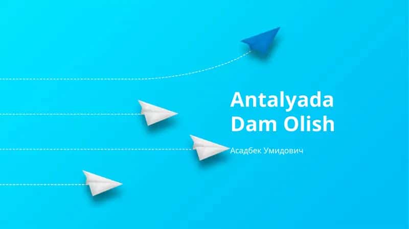 Antalyada Dam Olish 1
