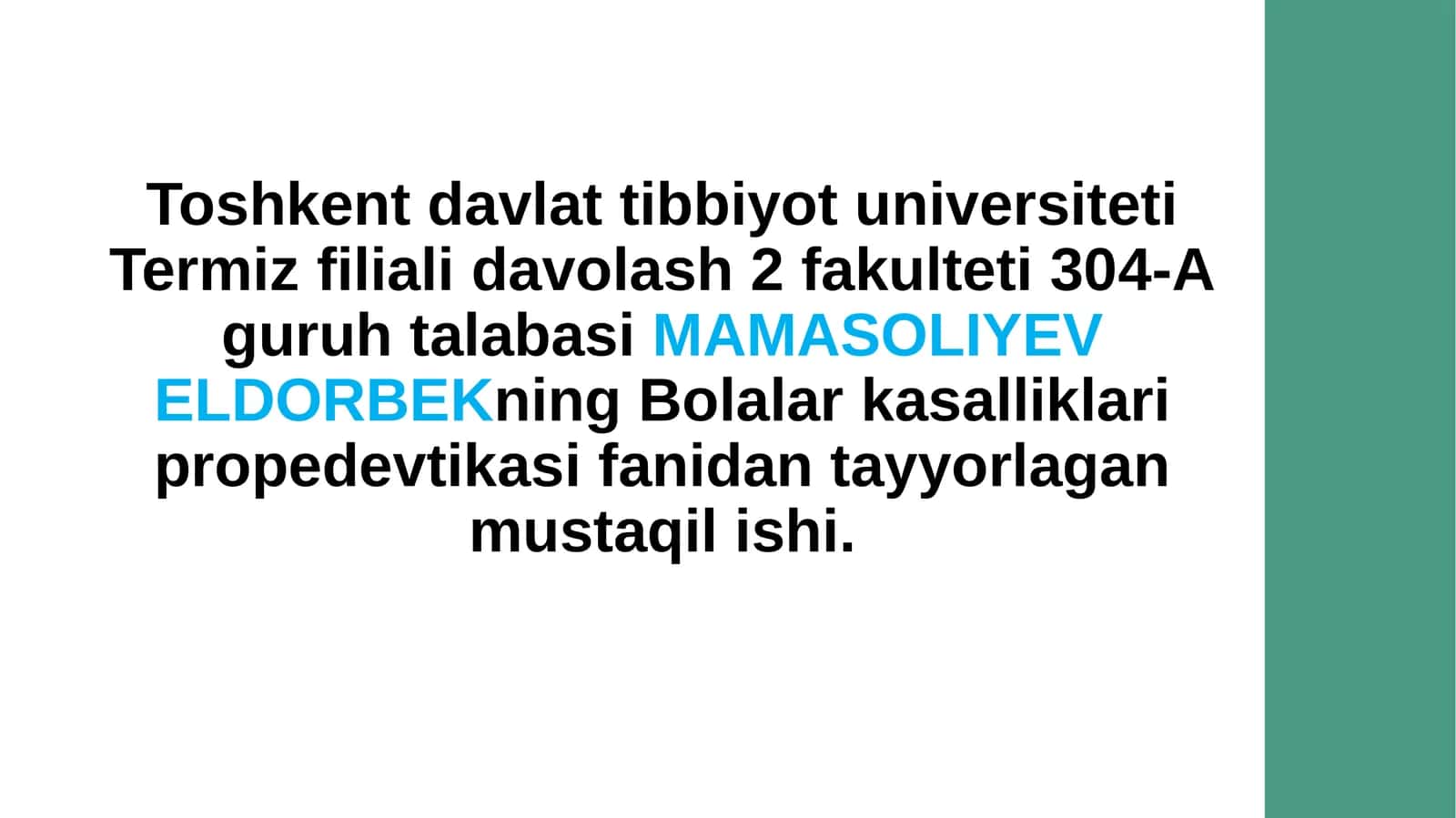 Bolalarda endokrintizimaʻzolarining anatomo-fiziologik xususiyatlari 1