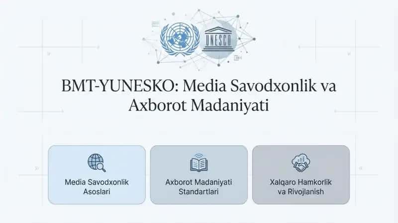 BMT YUNESKO. MEDIA SAVODXONLIG AXBOROT MADANIYATI 1
