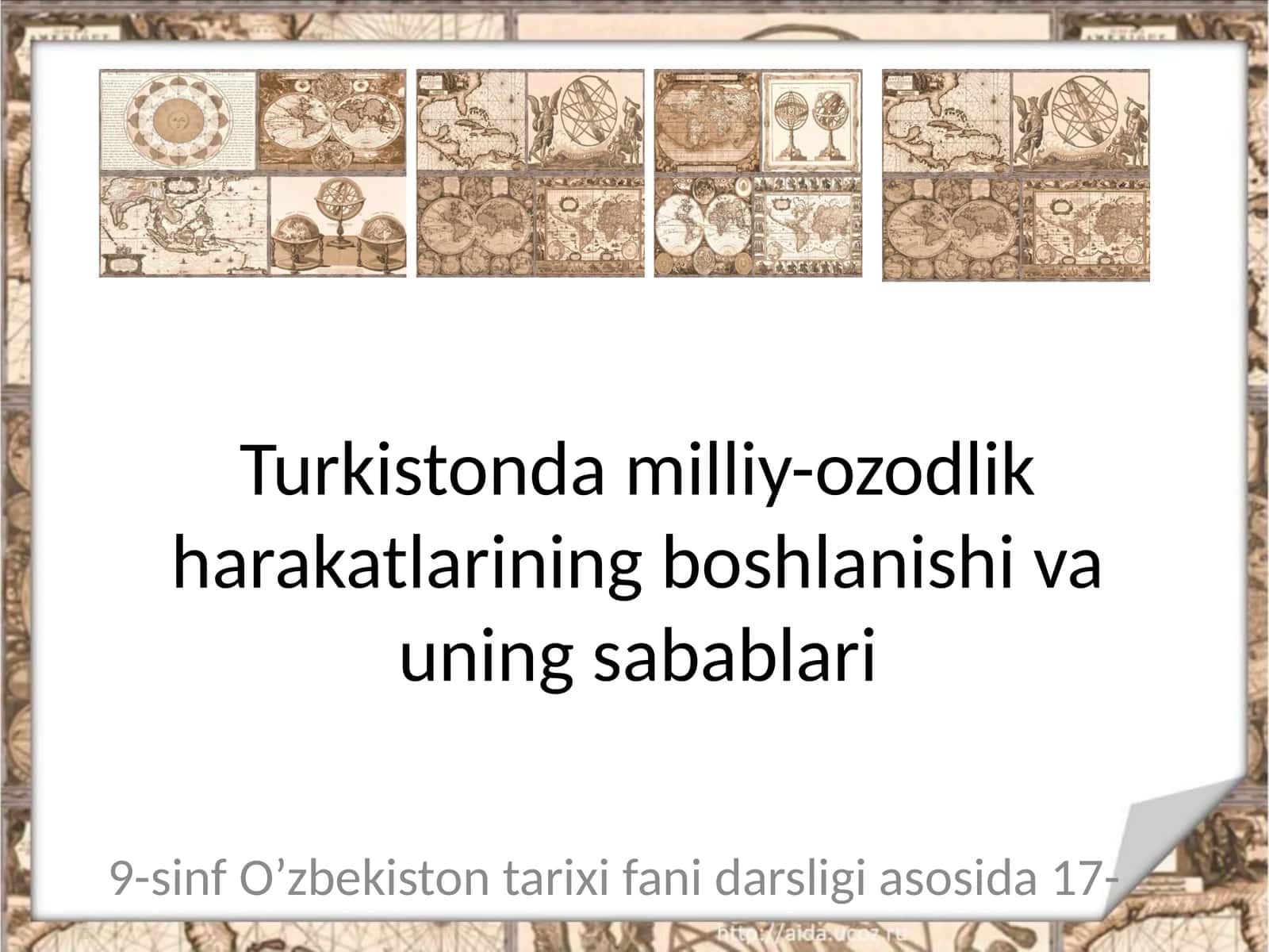Turkistonda milliy-ozodlik harakatlarining boshlanishi va uning sabablari 1