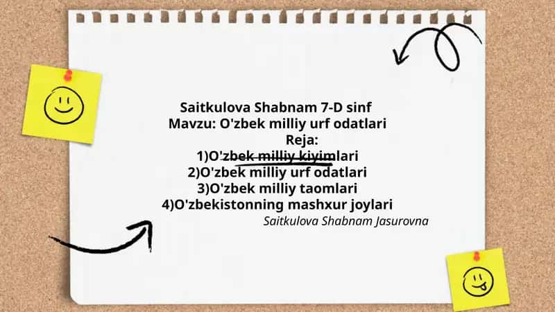 O'zbek milliy urf odatlari 1