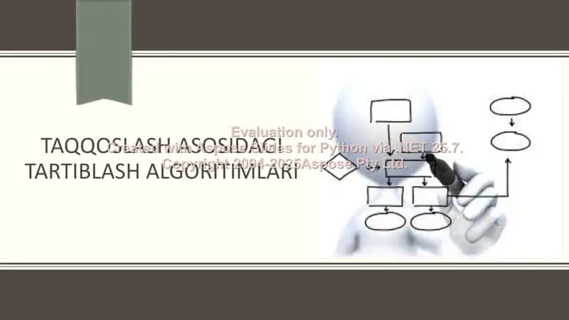 Taqqoslash asosidagi tartiblash algoritimlari 1