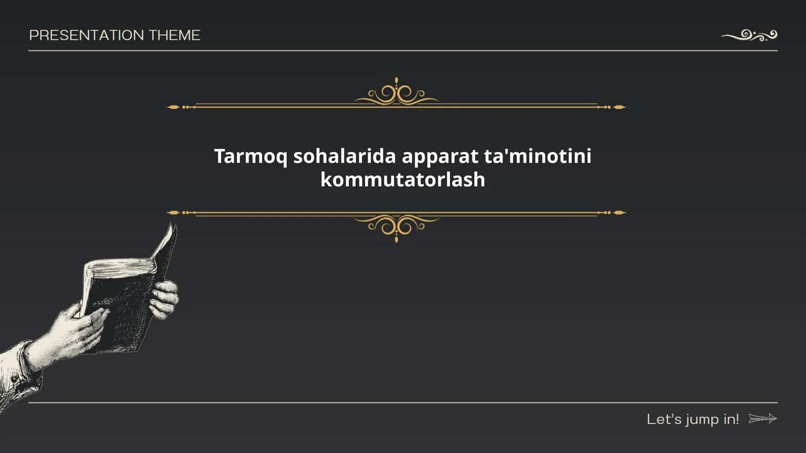 Tarmoq sohalarida apparat ta'minotini kommutatorlash 1