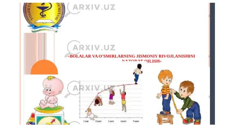 BOLALAR VA O’SMIRLARNING JISMONIY RIVOJLANISHINI NATANAT OILISH 1