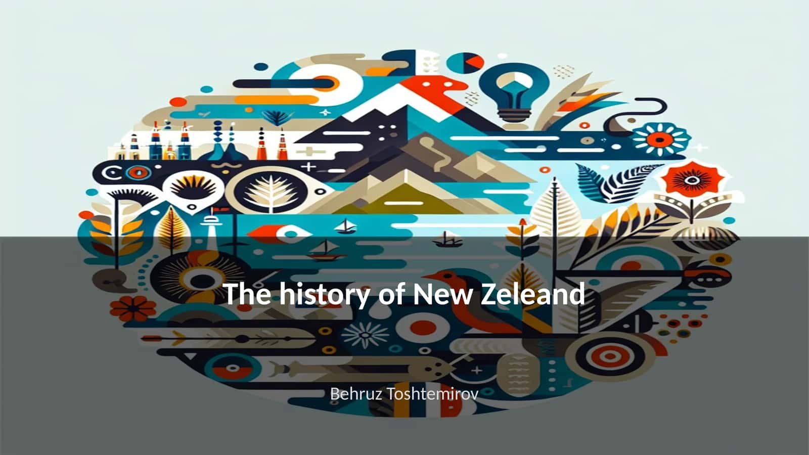 The history of New Zeleand 1