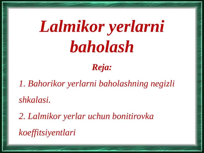 Lalmikoryerlarnibaholash 1