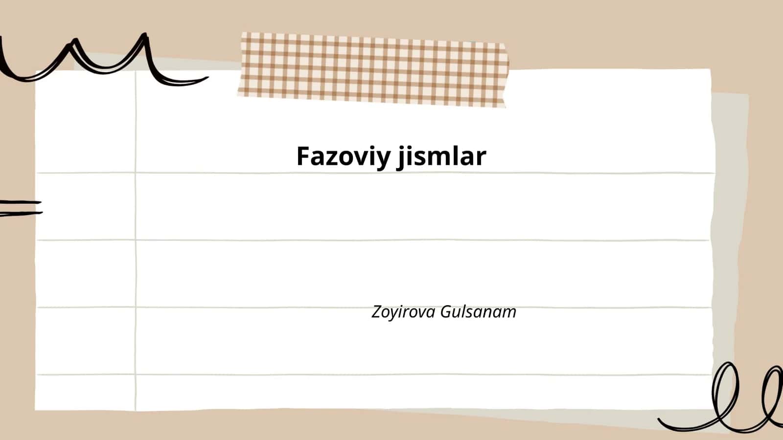 Fazoviy jismlar 1