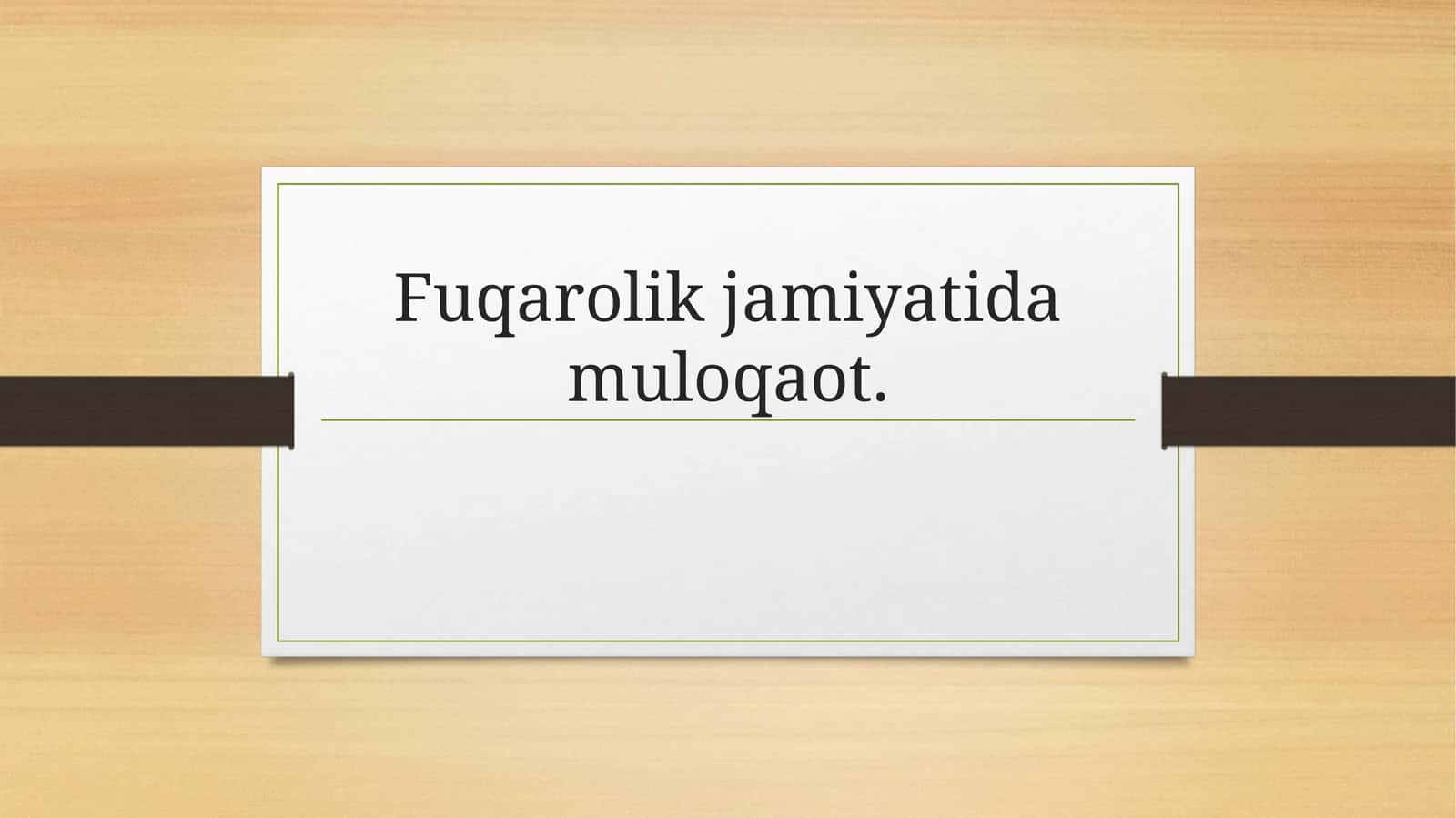 Muloqot tushunchasi va turlari 1